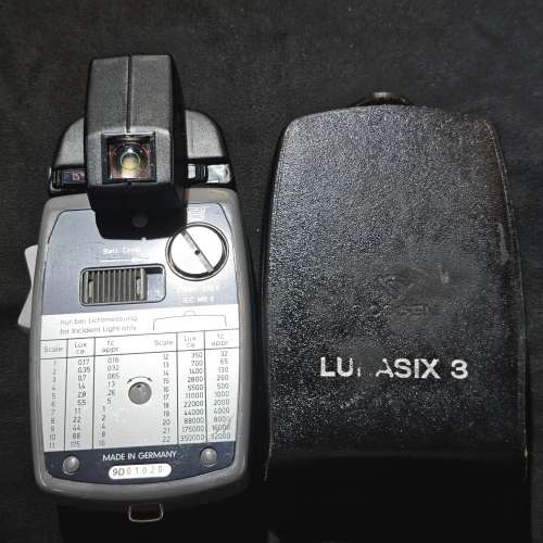 GOSSEN Lunasix 3 老式 測光錶 功能全正常 90%new 送電試錶