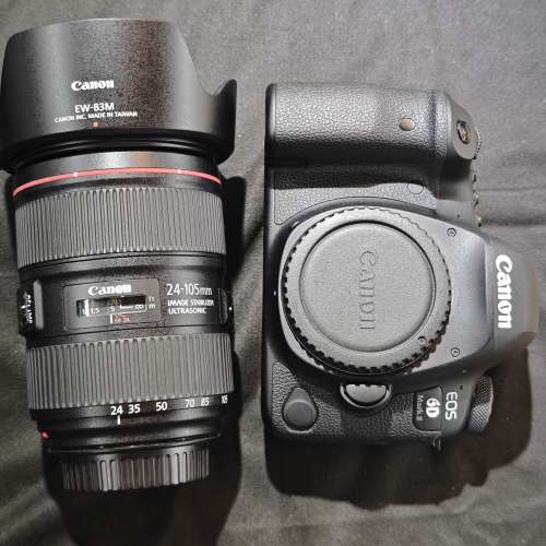 canon 6D II 佳能 6D2 6DII + 24-105/4 L IS II USM EF  24mm 105mm 24 105  冇盒冇...