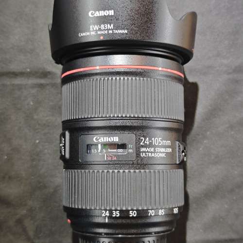 canon 24-105/4 L II IS  USM 佳能 24mm 105mm EF 24 105 冇盒冇單冇證有罩 鏡片通...