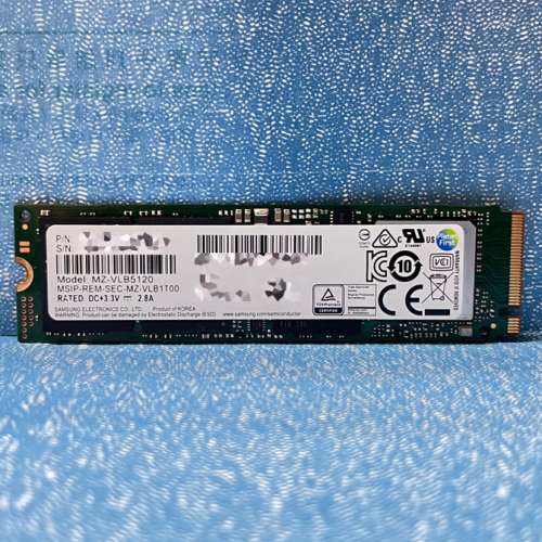 已賣出*** SAMSUNG 512GB SSD M.2 健康度 100%良好 **不議價**