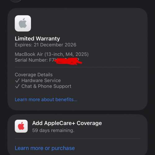 Apple MacBook Air 13-inch M4 Chip 512GB SSD