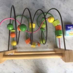 $20 [真實木] IKEA MULA 姆拉 滾珠遊戲架 (適合18個月以上的孩子)