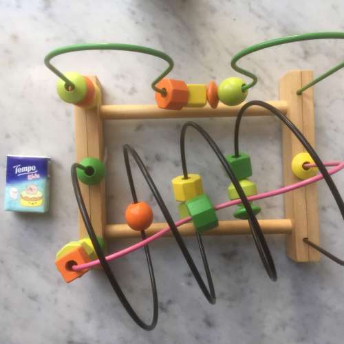 $20 [真實木] IKEA MULA 姆拉 滾珠遊戲架 (適合18個月以上的孩子)