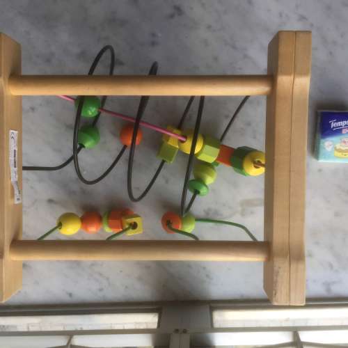 $20 [真實木] IKEA MULA 姆拉 滾珠遊戲架 (適合18個月以上的孩子)