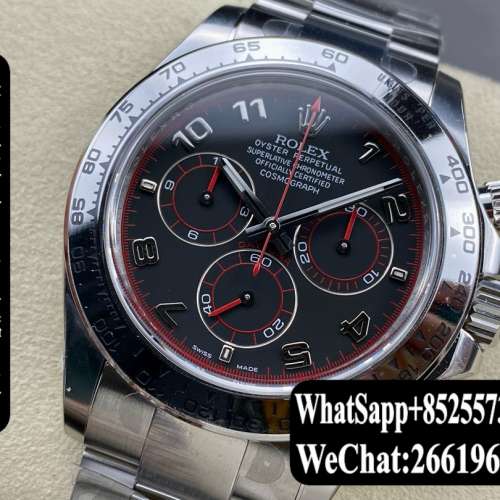 Rolex勞力士 daytona 116509-78599 黑盤腕錶 40mm 計時