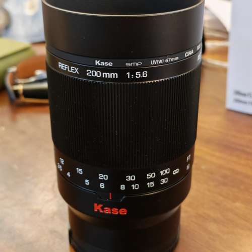Kase reflex lens 200mm f5.6