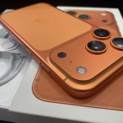 99%New iPhone 17 Pro 256GB 橙色 蘋果保養至2026年9月26日 電池效能100% 香港行貨 ...