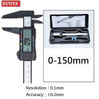 SYNTEK 150mm LCD Screen Carbon Fiber Electronic / Digital Vernier Caliper 碳纖...