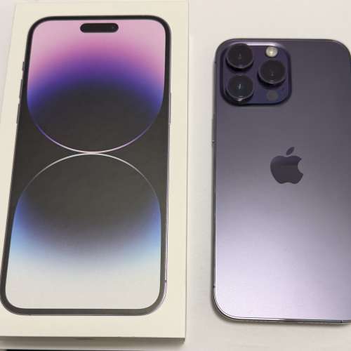 外觀九成半新 Apple iPhone 14 Pro Max 512GB Deep Purple