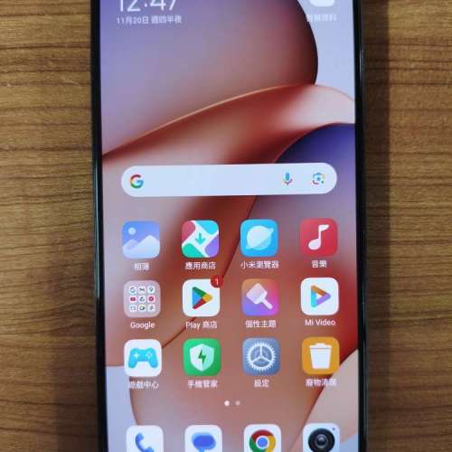 小米紅米Xiaomi Redmi Note 12 Pro+ 8+256G ROM港行淨機有套貼