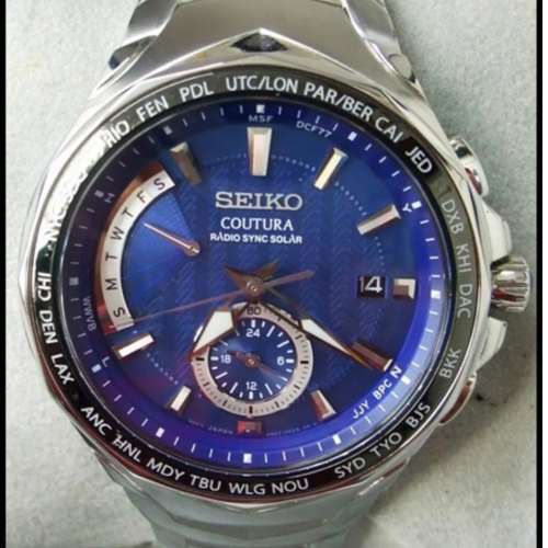 全新 Seiko Coutura 太陽能電波限量手錶