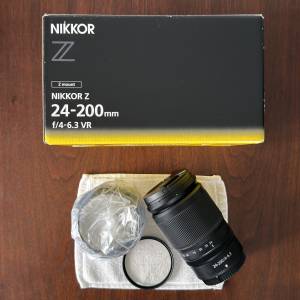 接近全新狀態 NIKON NIKKOR Z 24-200MM F/4-6.3 VR LENS etc... 尼康 相機 鏡頭 ni...