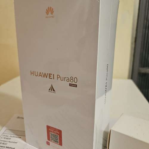 全新未拆封 Huawei Pura 80 雙卡 12GB+256GB 港行 黑色