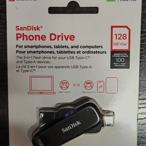 SanDisk Phone Drive 128GB 雙頭 USB