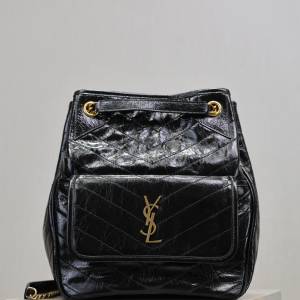 復古油蠟小牛皮購物袋