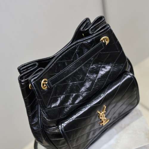 復古油蠟小牛皮購物袋