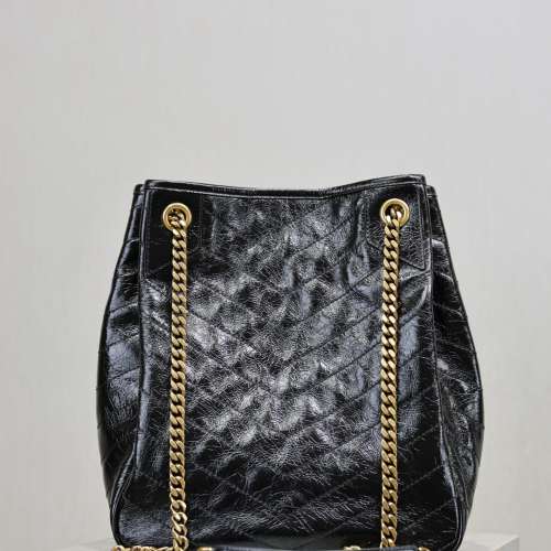 復古油蠟小牛皮購物袋