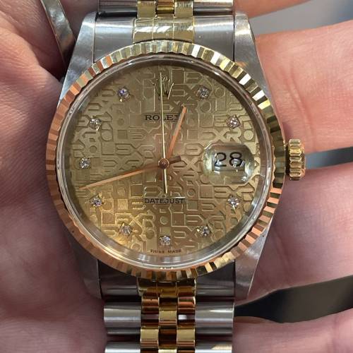 超級新淨😆 Rolex 16233 電腦面細鑽石字 $46000