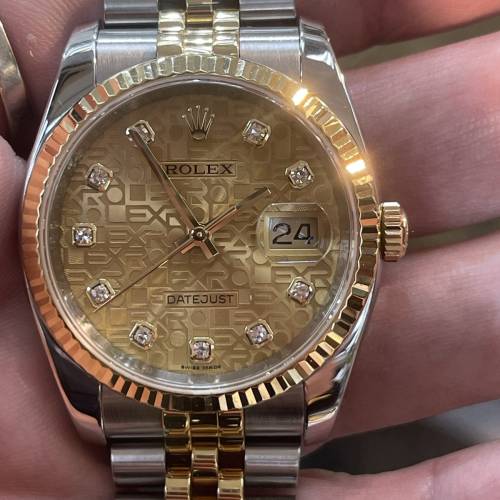 超級新淨😆 Rolex 116233 電腦面大鑽石字 內影亂碼 $64000