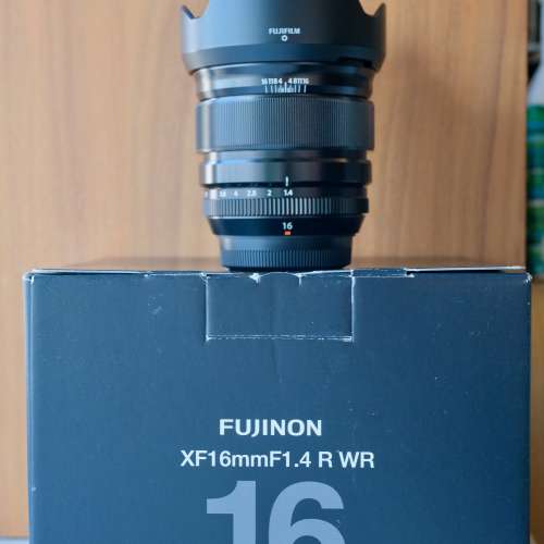 [90%NEW] Fujifilm XF 16mm f/1.4 R WR 連盒齊配件 無filter 無保養 Made in Japan