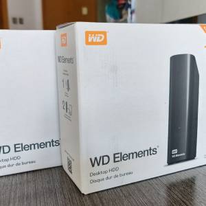WD Elements 14T (硬碟盒) x 2