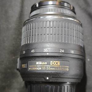 Nikon 18-55 G VR AF-S 尼康 18mm 55mm 18 55 F 冇盒冇單冇證冇罩 送filter 鏡片通...