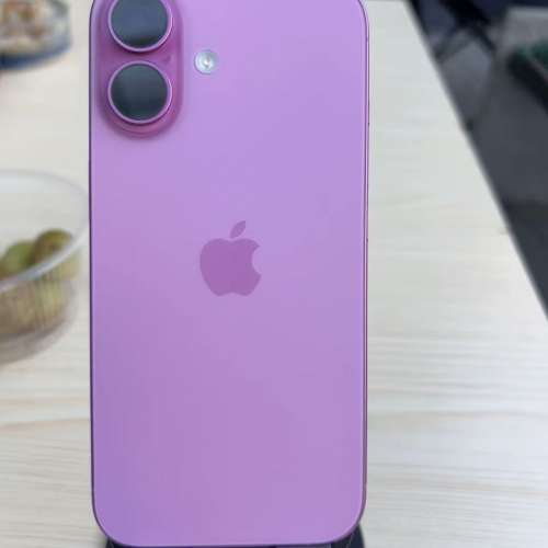 蘋果16 粉色512G港版99新.屏幕無劃痕邊框無磕碰.電池93%