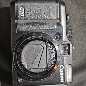 canon G10 ccd 佳能 送記憶卡 送讀卡器 跟2電一充連肩帶 功能全正常 鏡片通透冇花冇...