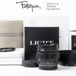 || Light Lens Lab 50mm F1.2 ASPH from 1966 - Aluminum / Black Paint, full set ||