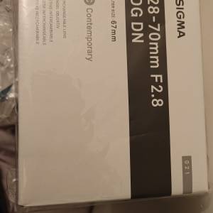 Sigma 28-70mm F2.8 DGDN Lmount