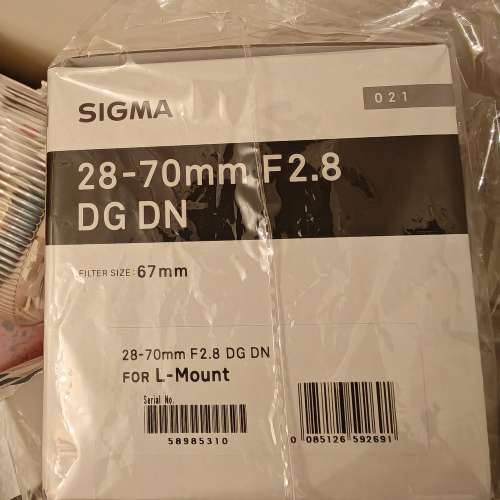 Sigma 28-70mm F2.8 DGDN Lmount