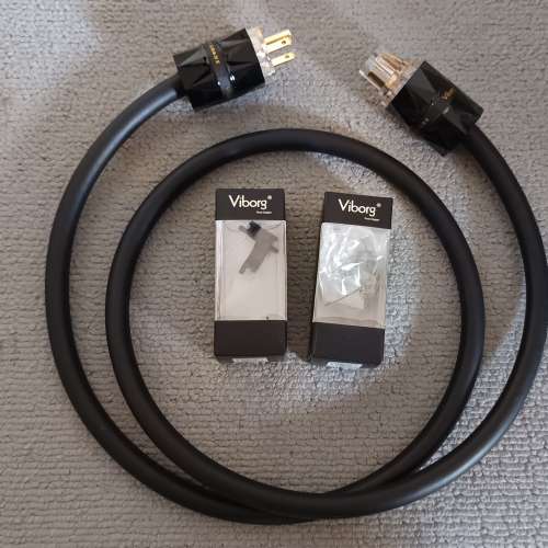 Acrolink 7N-PC4030 Purosangue 1.5M 電源線99%新，ㄑ最新型號＞配Viborg 鍍金頭尾...