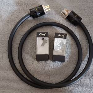 Acrolink 7N-PC4030 Purosangue 1.5M 電源線99%新，ㄑ最新型號＞配Viborg 鍍金頭尾...