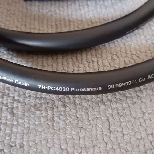 Acrolink 7N-PC4030 Purosangue 1.5M 電源線99%新，ㄑ最新型號＞配Viborg 鍍金頭尾...