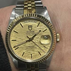 完美狀態😆超級新淨🤣 TUDOR 94613 DAYDATE 36mm大裝 膠鏡 勞的勞底 瑞士錶行買單 4...