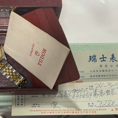 完美狀態😆超級新淨🤣 TUDOR 94613 DAYDATE 36mm大裝 膠鏡 勞的勞底 瑞士錶行買單 4...