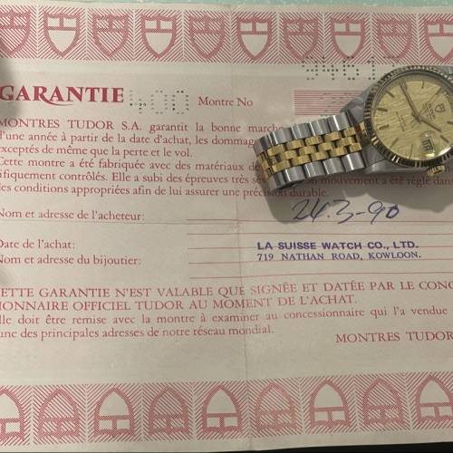 完美狀態😆超級新淨🤣 TUDOR 94613 DAYDATE 36mm大裝 膠鏡 勞的勞底 瑞士錶行買單 4...