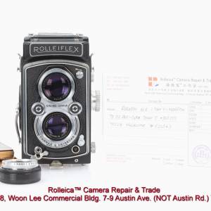Rolleiflex 3.5A MX Type 1 red T Tessar 75/3.5 Automat K4 A, Serviced Rolleica...