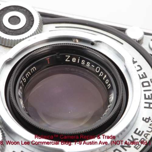 Rolleiflex 3.5A MX Type 1 red T Tessar 75/3.5 Automat K4 A, Serviced Rolleica...