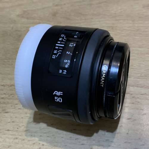 Minolta 50mm 1.7大光圈鏡頭 連德製Filter鏡片清冇花冇霉 98成新