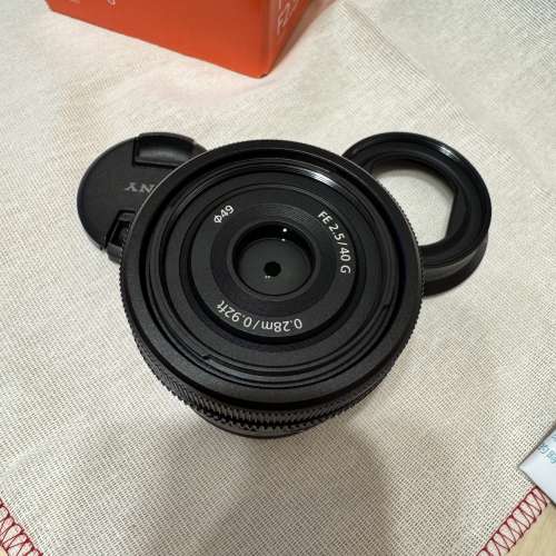 Sony FE 40mm F2.5 G for Sony E Mount (SEL40F25G)