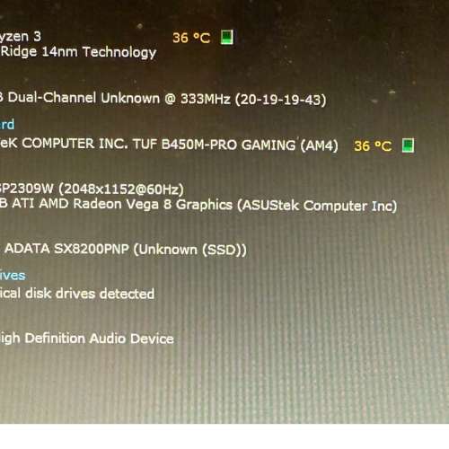 ASUS TUF B450M + R3 3200G