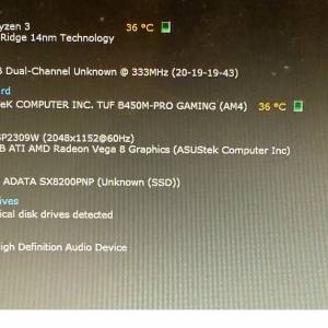ASUS TUF B450M + R3 3200G