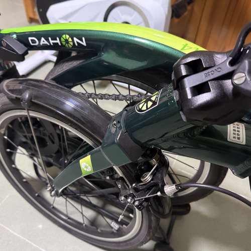 急賣！大行 DAHON Curl I4 (CUA644) 綠色 16吋內4速摺疊單車 近新淨 只踩13次 可議價
