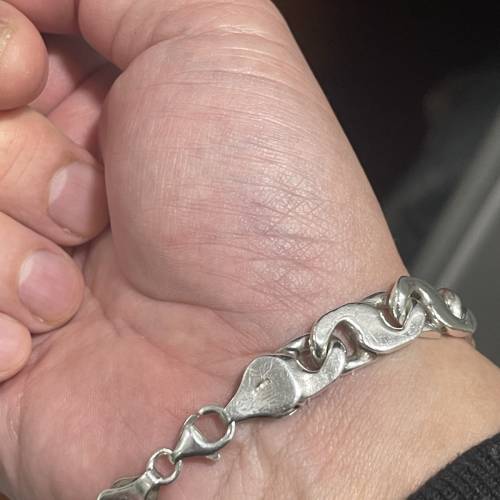 好L型👻 925純銀手鍵 長約7.5吋 $1600