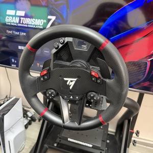 T598 賽車軚盤 賽車椅 電視 全套