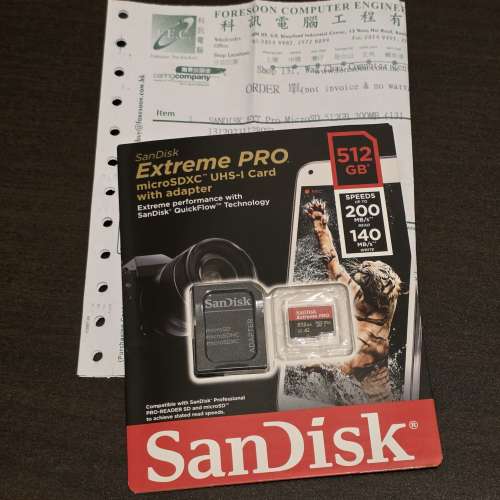 永久保養 512GB SanDisk Extreme Pro Micro SD SDHC SDXC UHS-I Memory Card with ...