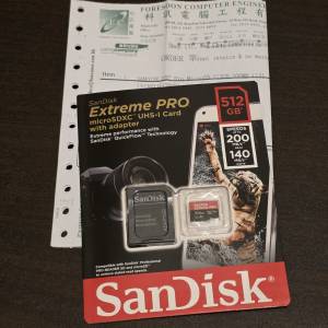 永久保養 512GB SanDisk Extreme Pro Micro SD SDHC SDXC UHS-I Memory Card with ...