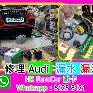 修理 Audi  漏水 漏油 沙田大圍馬鞍山 大埔