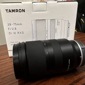 Tamron 28-75mm F2.8 Di III RXD for Sony E-mount